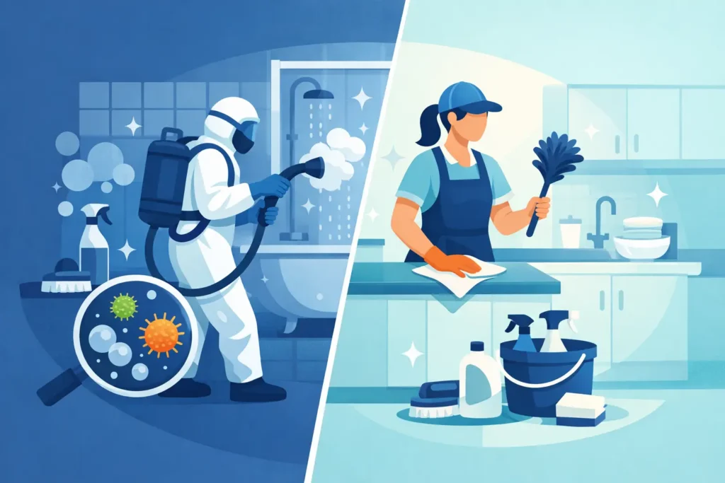 Deep Cleaning vs Standard Cleaning Explained
