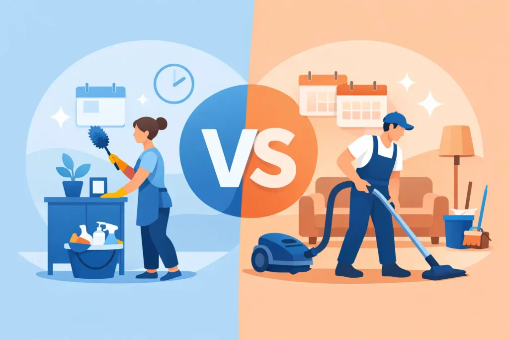 Weekly vs Biweekly Cleaning Service